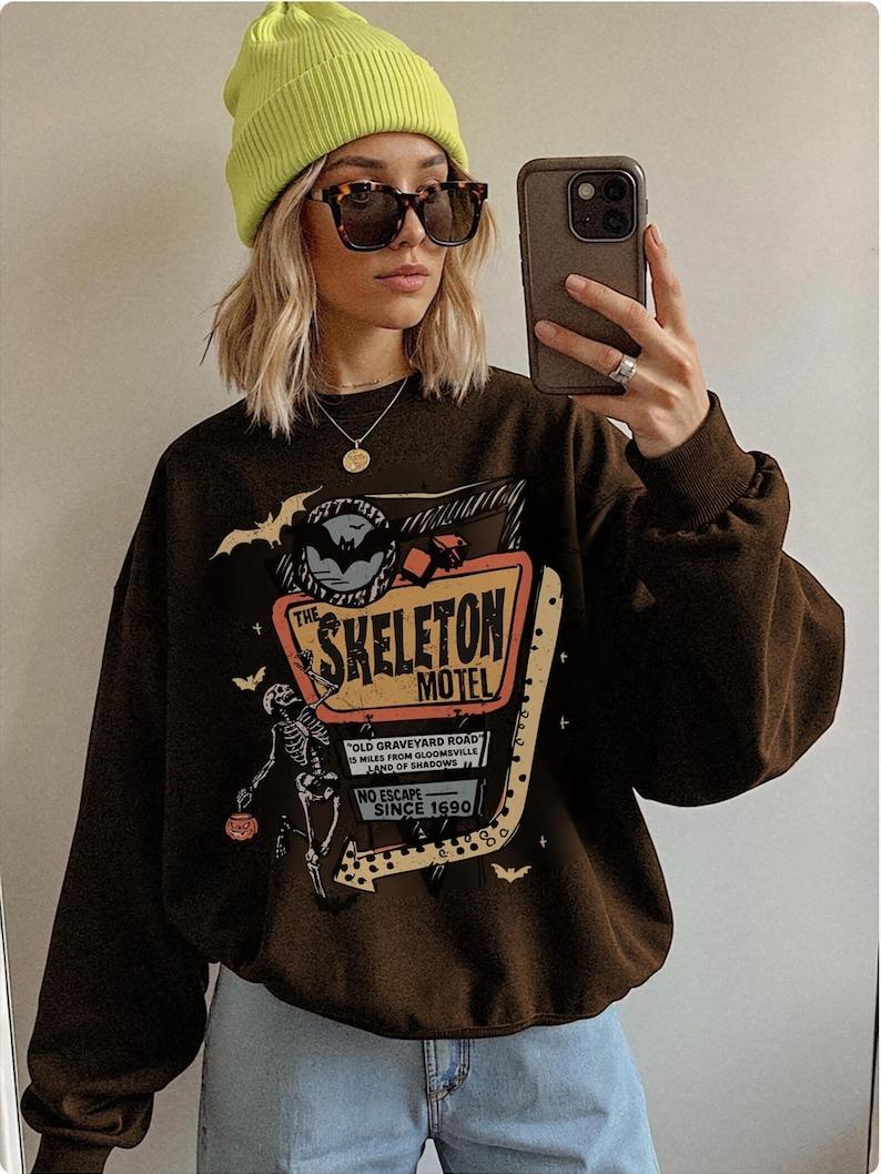 Vintage Skeleton Motel Sweatshirt