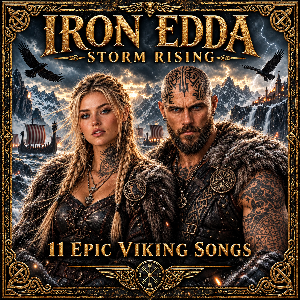 Iron Edda – Storm Rising | Physical CD (11 Epic Viking Songs)