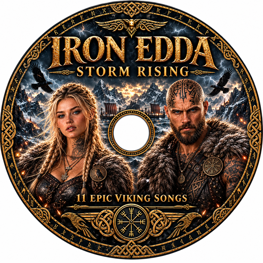 Iron Edda – Storm Rising | Physical CD (11 Epic Viking Songs)