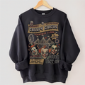 Creepy Circus Clown Halloween Crewneck Sweatshirt