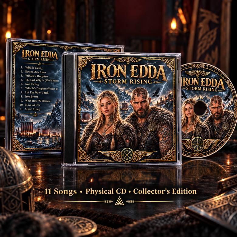 Iron Edda Storm Rising physical CD jewel case product image