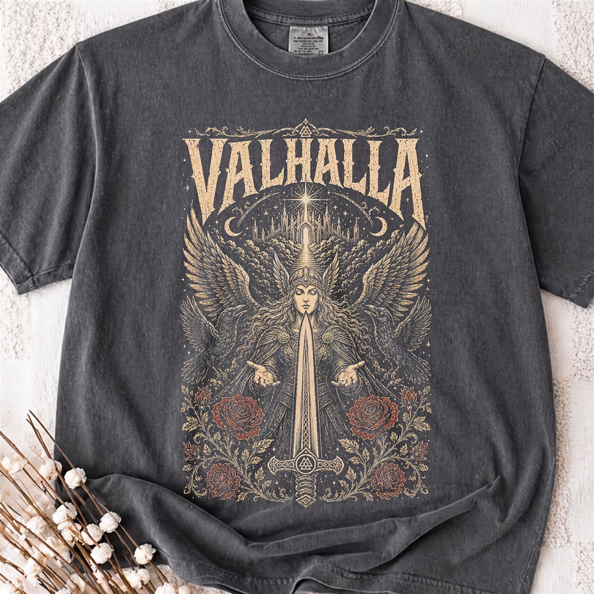 Viking Sword Valhalla T-Shirt