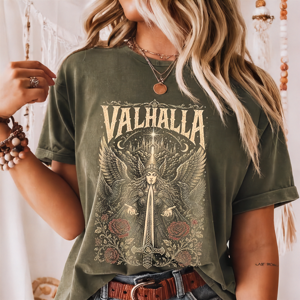 Viking Sword Valhalla T-Shirt