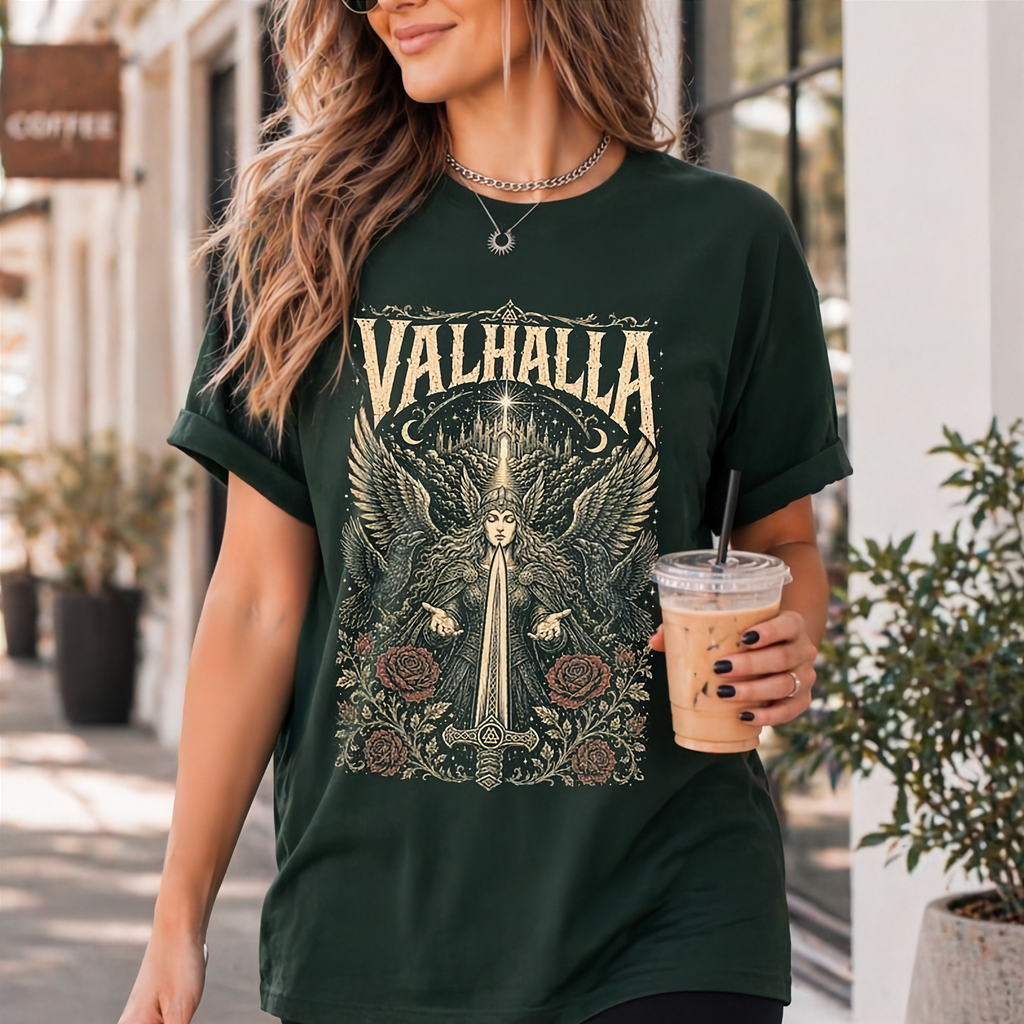 Viking Sword Valhalla T-Shirt