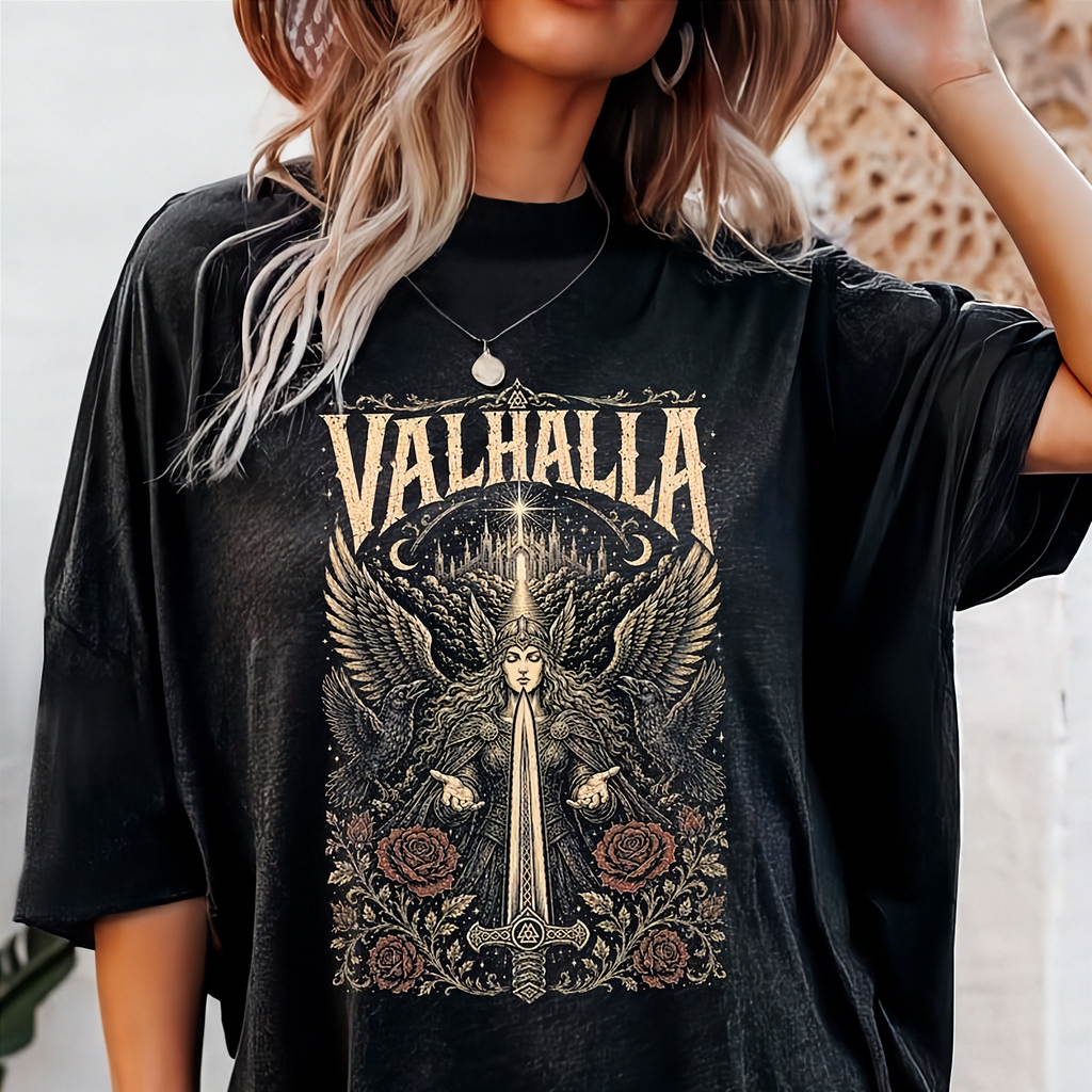 Viking Sword Valhalla T-Shirt