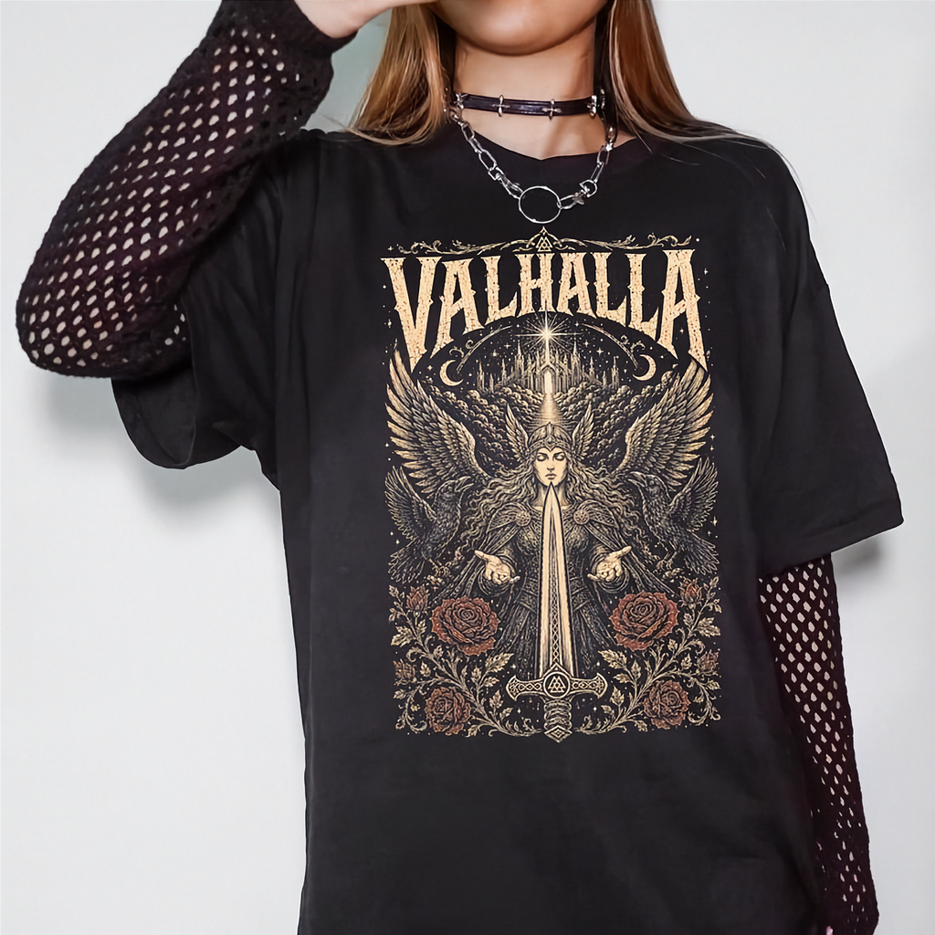 Viking Sword Valhalla T-Shirt