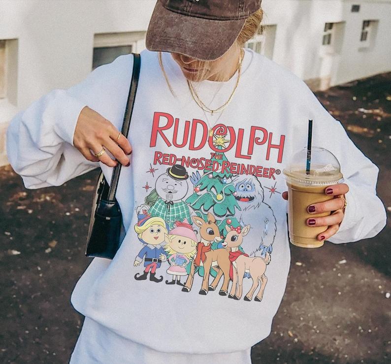 Vintage Rudolph Christmas Sweatshirt
