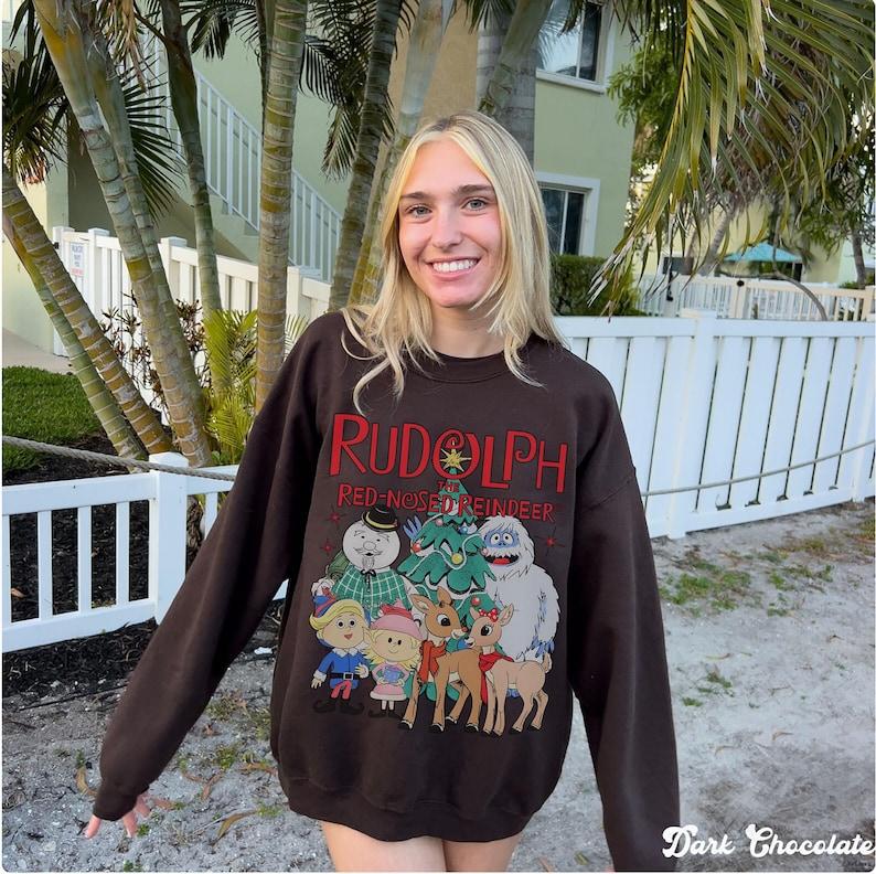 Vintage Rudolph Christmas Sweatshirt