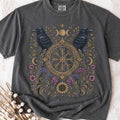 Wildflower Raven Compass Graphic T-Shirt