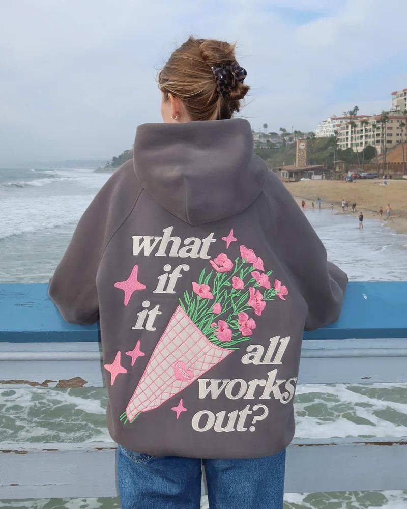 "What If" Oversized Lux Hoodie