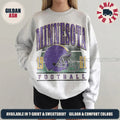 Minnesota Football Vintage Sweatshirt, 90s Retro Graphic Tee, Game Day Oversized T-Shirt